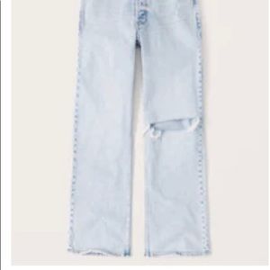 NWOT Abercrombie 90 Low Rise Baggy Jeans